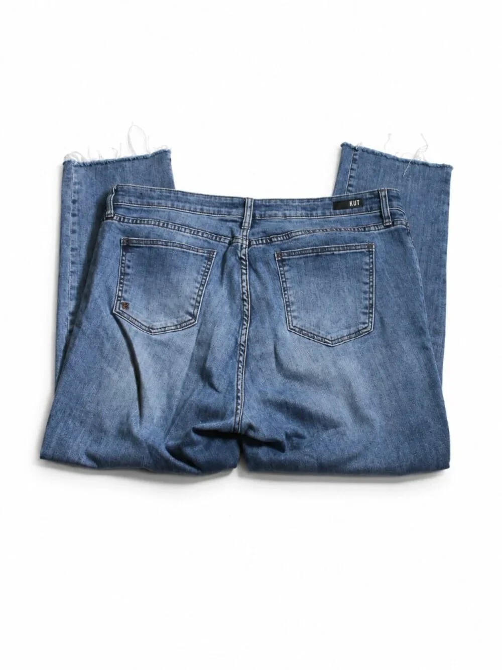 KUT From The Kloth Reese Ankle Straight Leg Jeans Women’s 18W Distressed